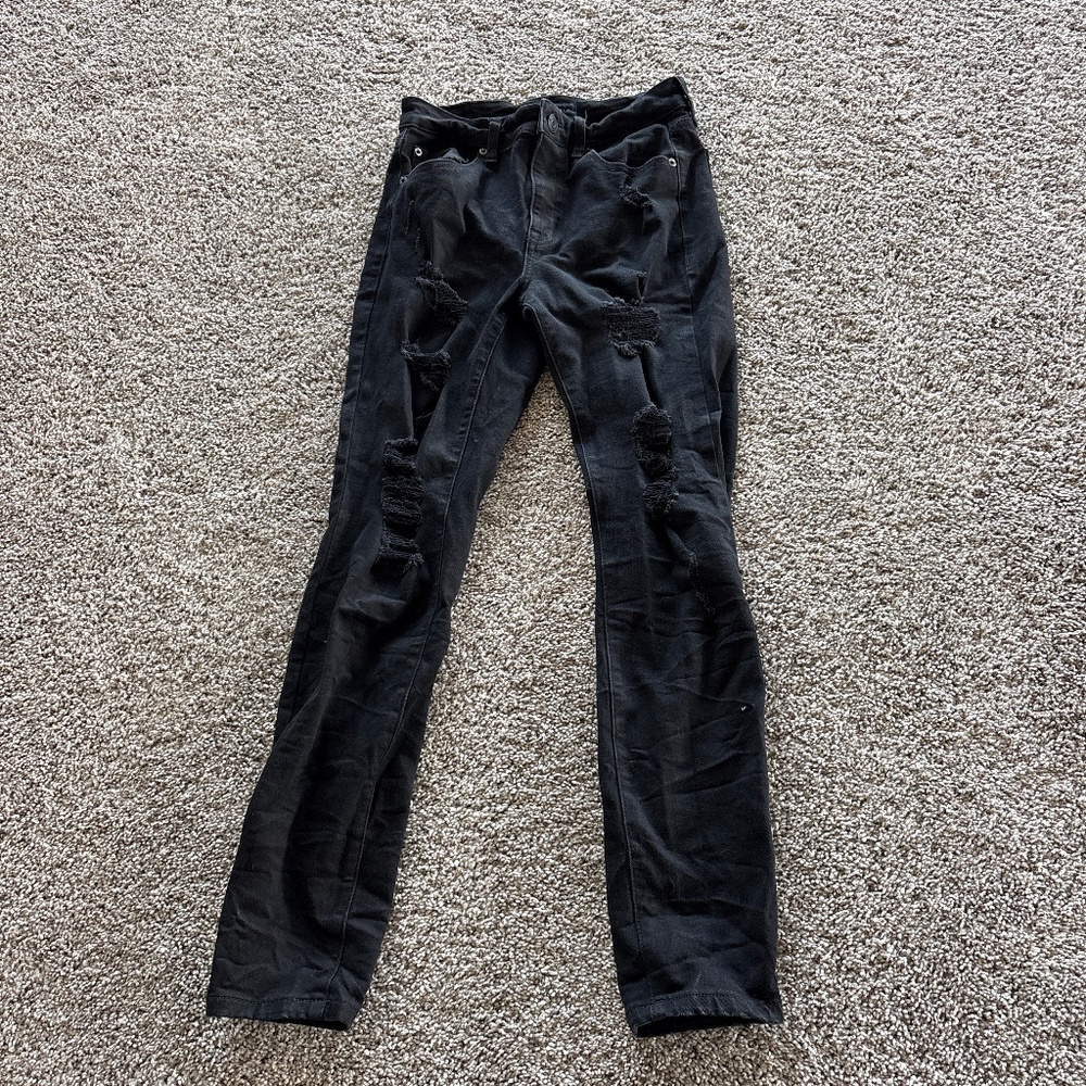 Black jeggings